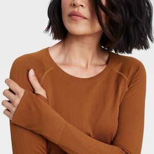 Women’s Long sleeve all in motion top in Cinnamon